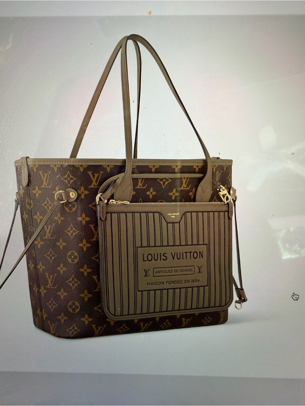LV Inside Out MM in Smoke